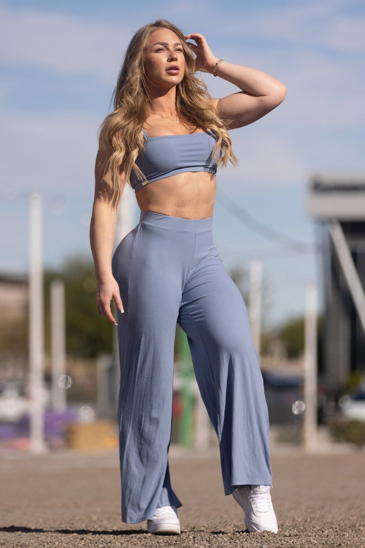 Serene Knit Pants Blue - FPFit