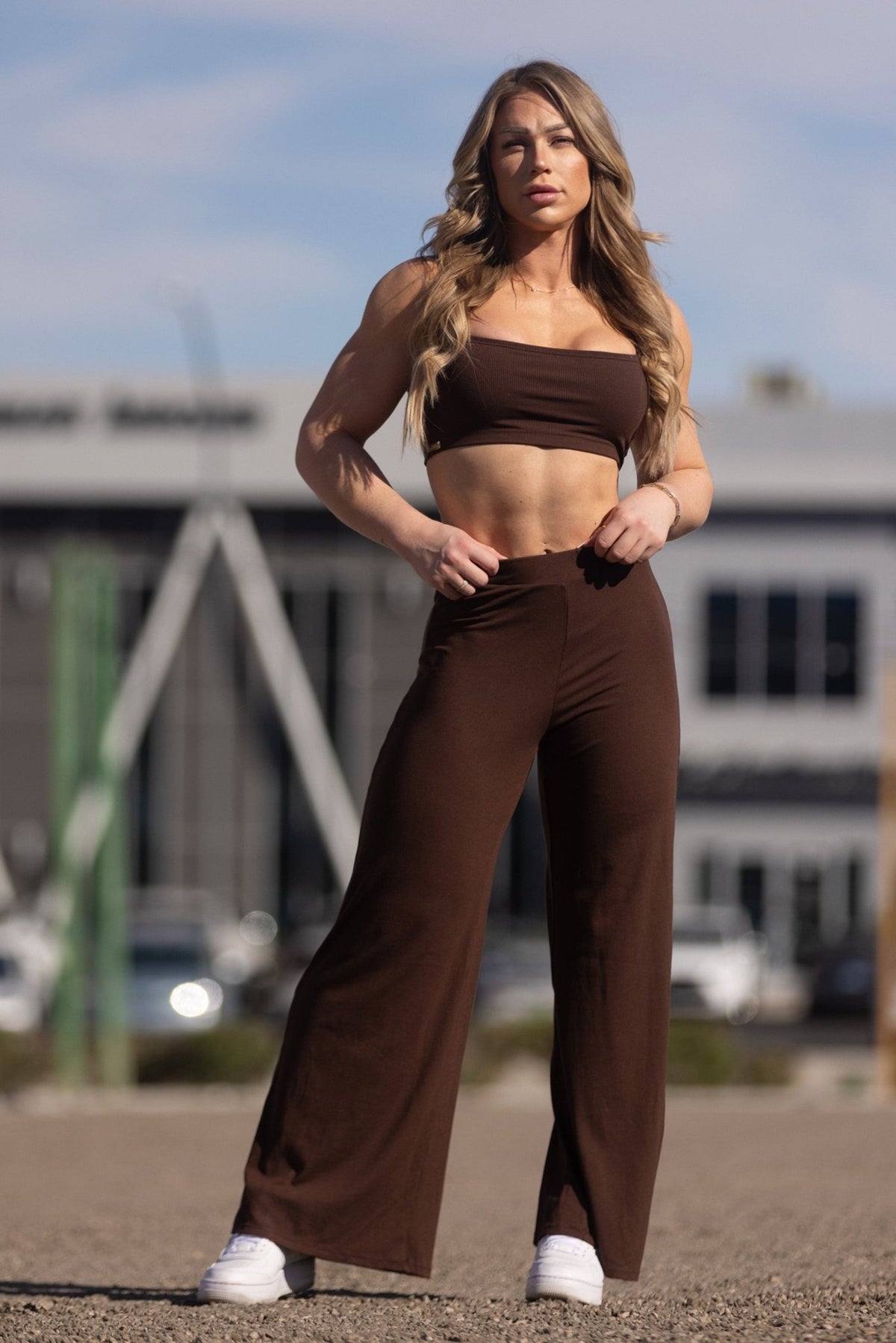 Serene Knit Pants Brown - FPFit