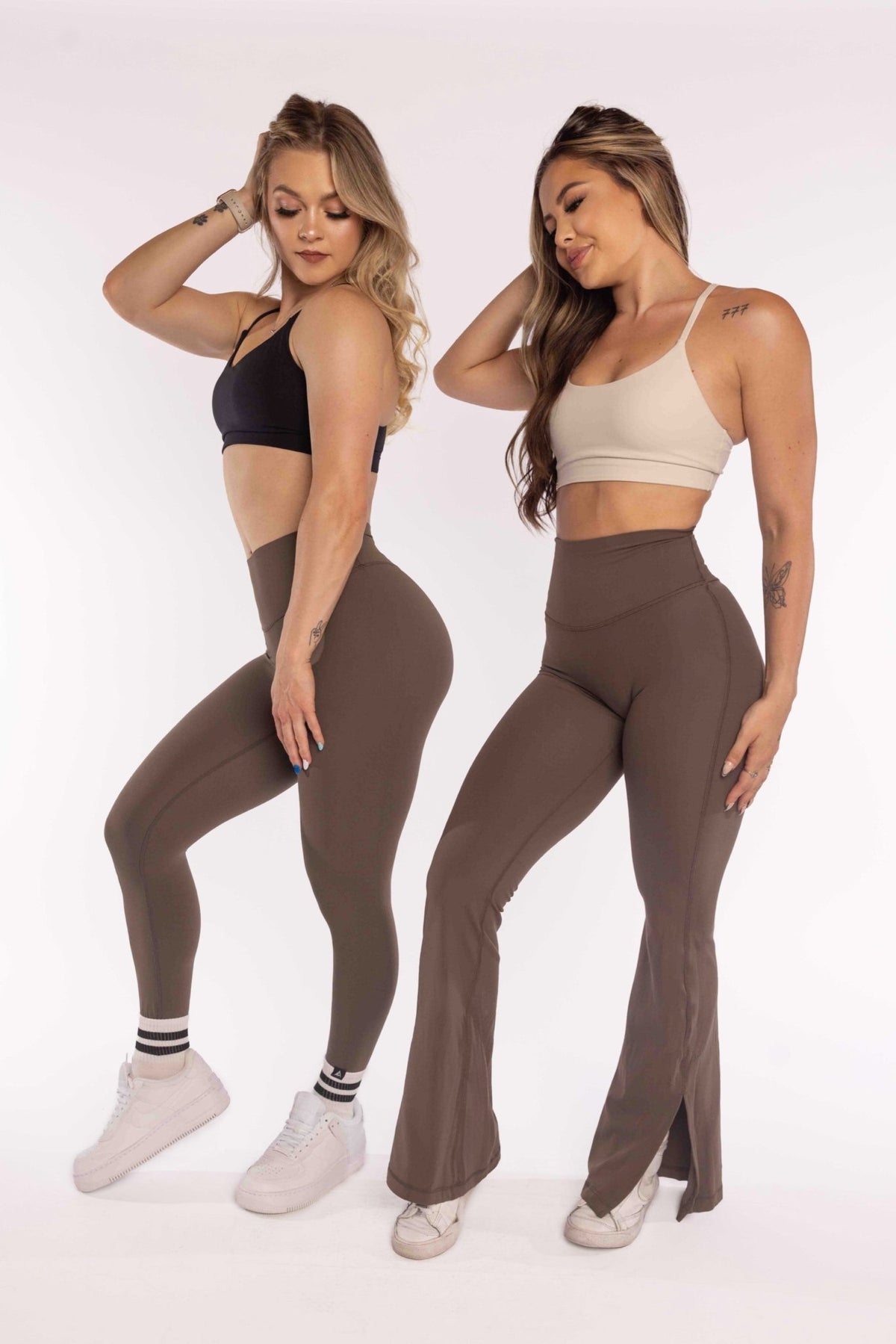 ButterLux Flare Leggings Stone Gray - FPFit