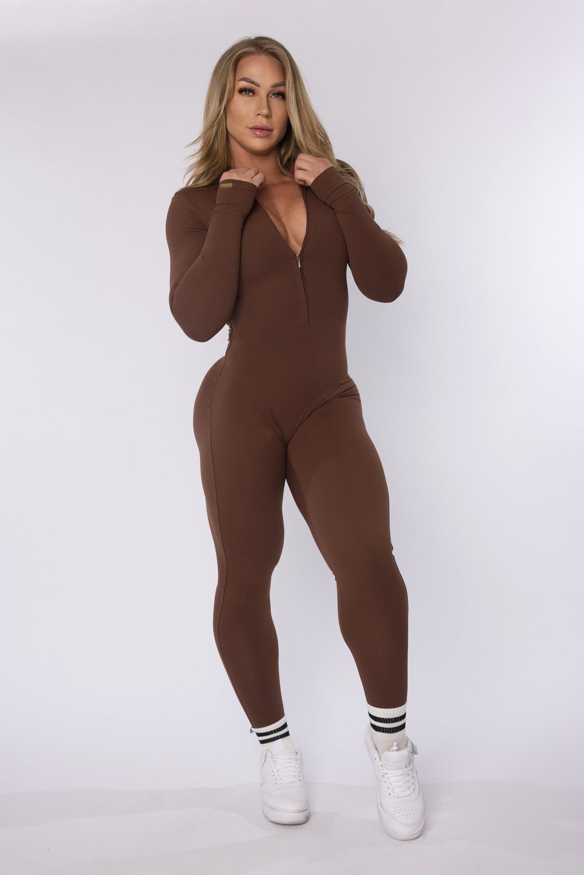 Catsuit Bodysuit Brown - FPFit