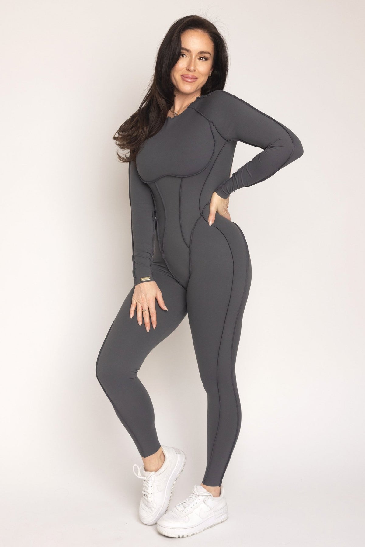 Contour Curve Bodysuit - Graphite - FPFit