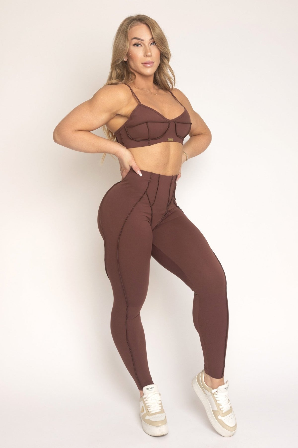 Contour Curve Leggings - Chocolate - FPFit