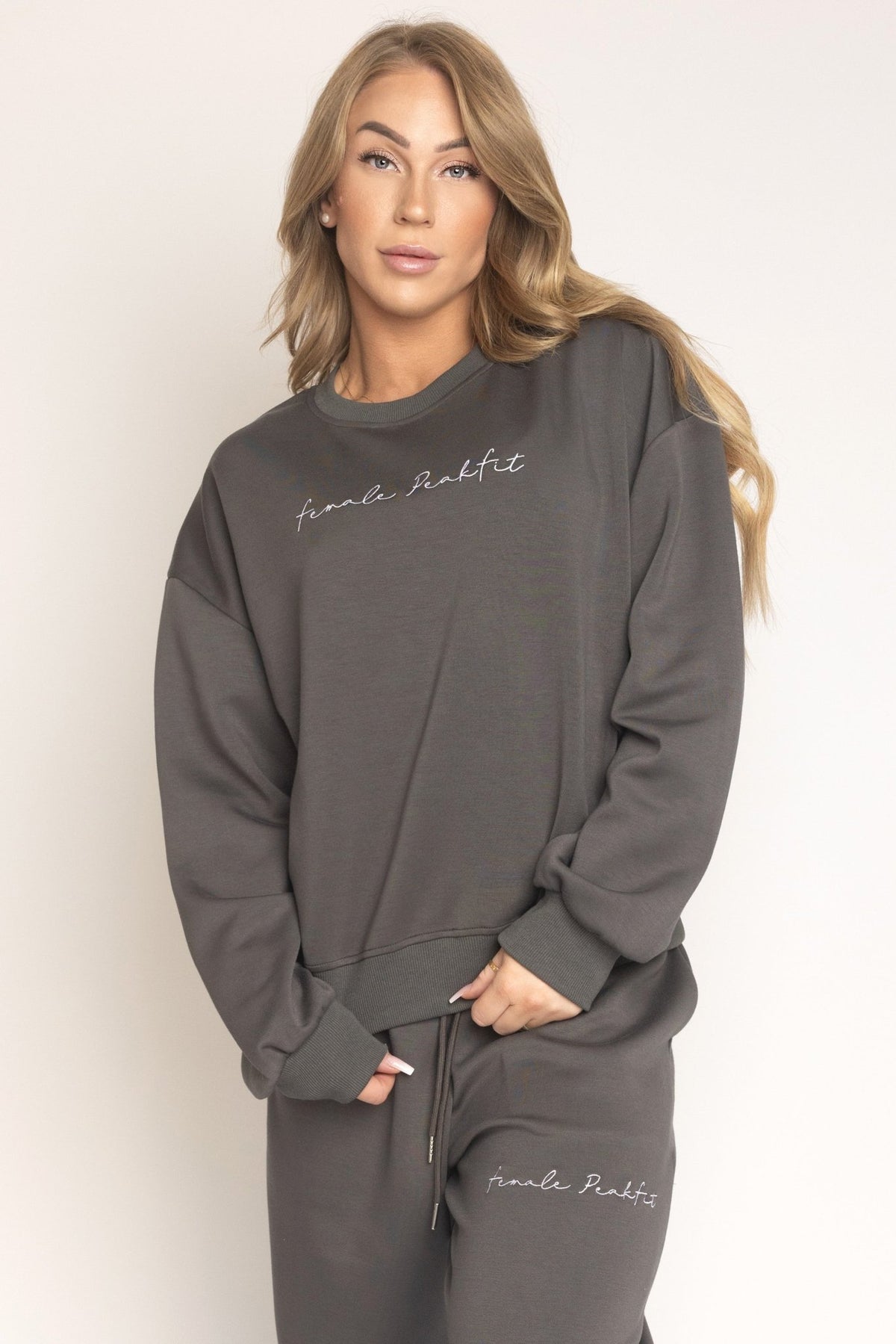 Drift Crewneck - Charcoal Green - FPFit