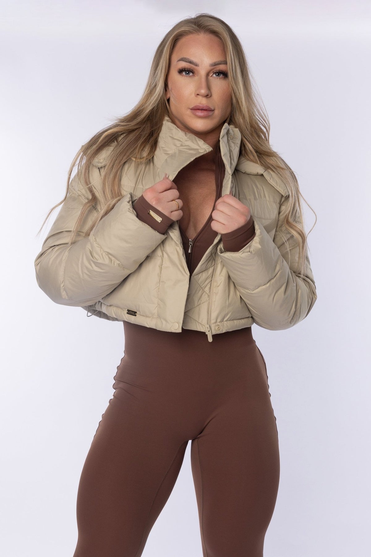 Out And About Puffer Cropped Jacket - FPFit