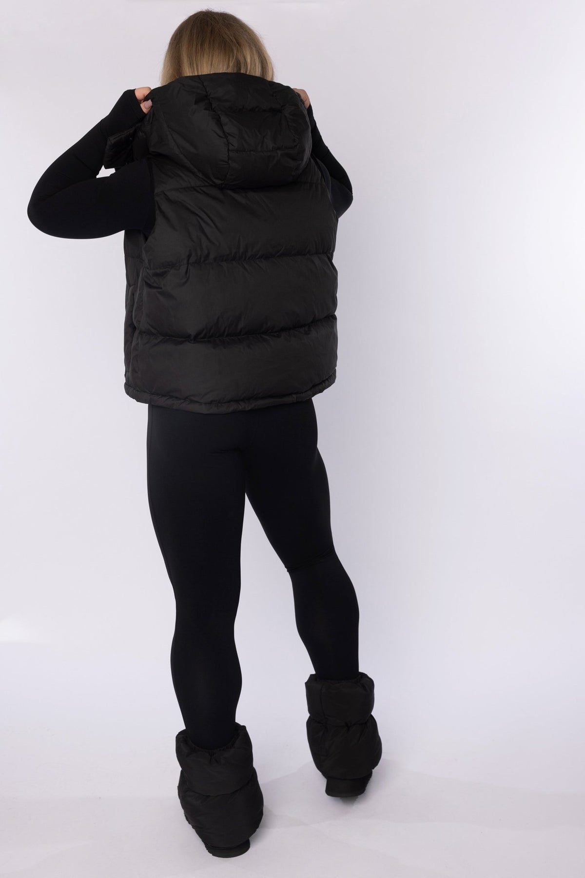 Out And About Puffer Vest Black - FPFit