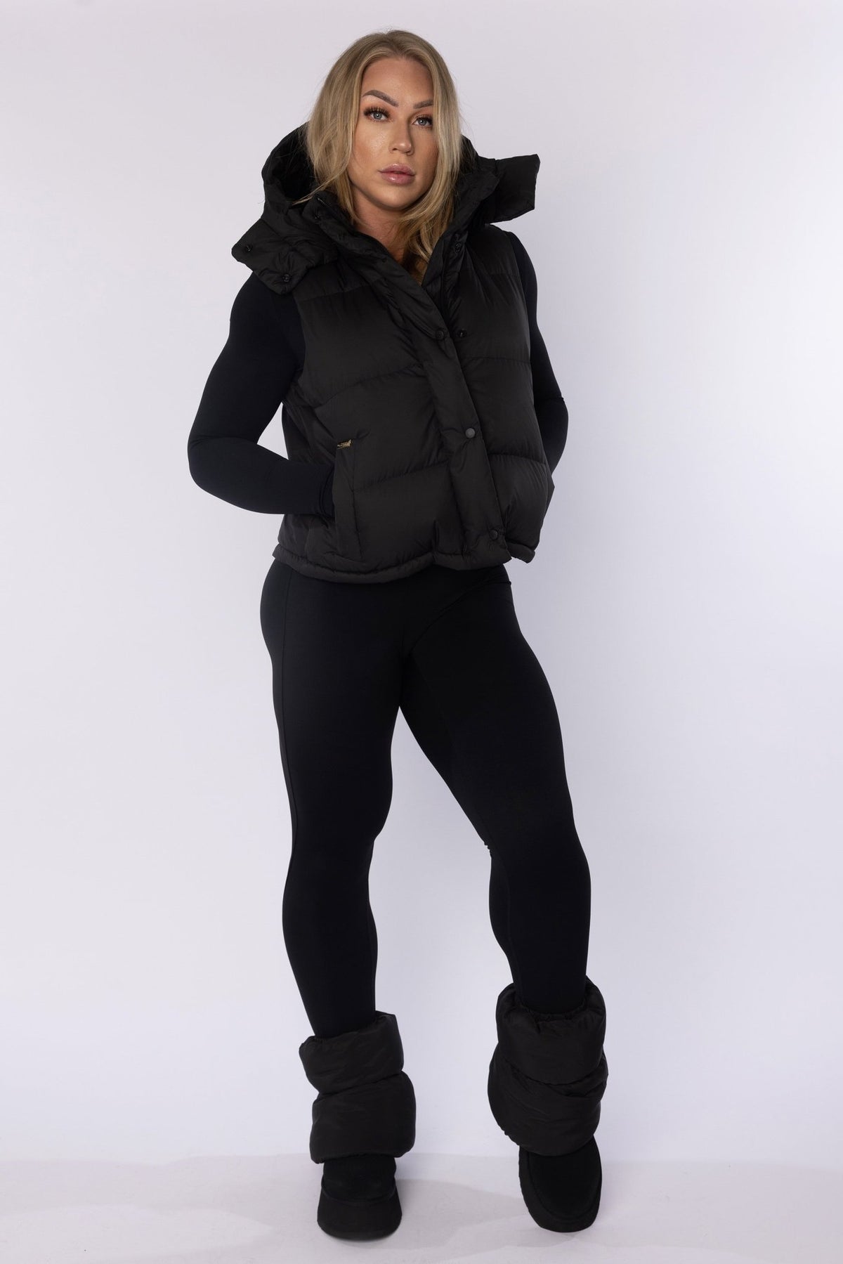 Out And About Puffer Vest Black - FPFit