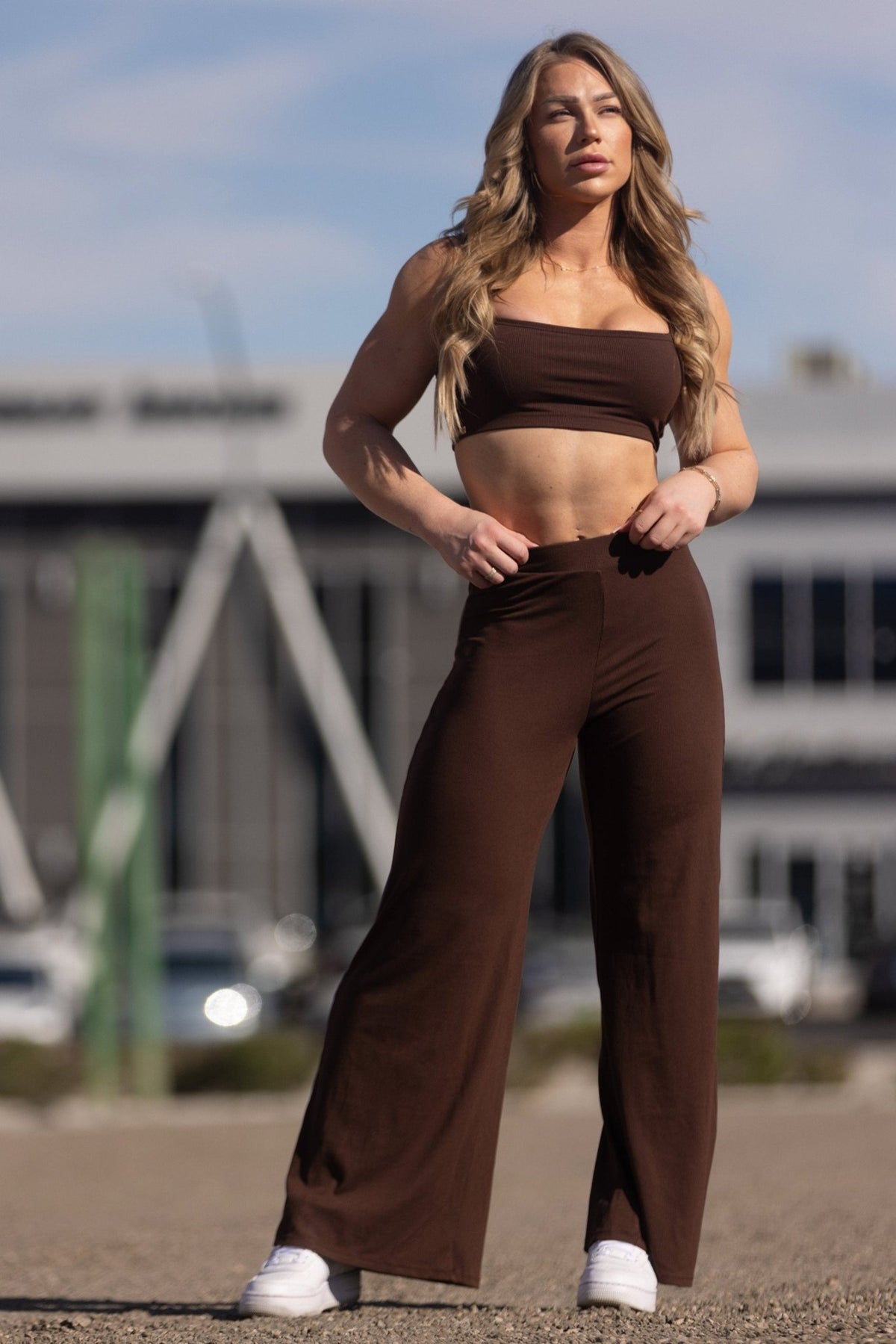 Serene Knit Pants Brown - FPFit